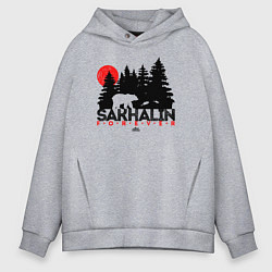 Мужское худи оверсайз Sakhalin forever