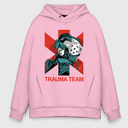 Мужское худи оверсайз TRAUMA TEAM Cyberpunk 2077