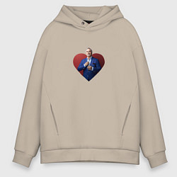 Мужское худи оверсайз Сердце Меладзе