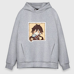 Мужское худи оверсайз Чжун Ли