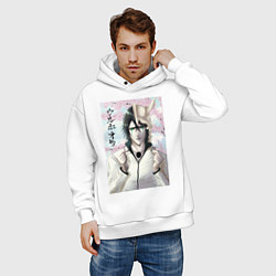 Толстовка оверсайз мужская Улькиора Сифер, цвет: белый — фото 2