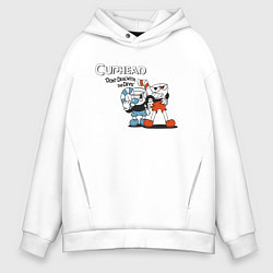 Мужское худи оверсайз Cuphead