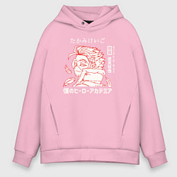 Мужское худи оверсайз Моя геройская академия Ястреб