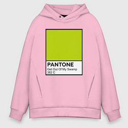 Мужское худи оверсайз Shrek: Pantone Color