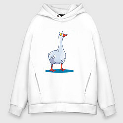 Мужское худи оверсайз Гусь
