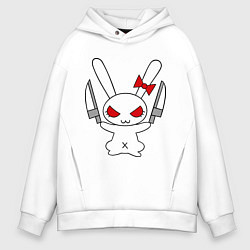 Мужское худи оверсайз Зайка с ножами