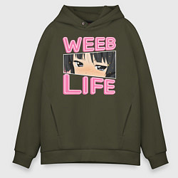 Мужское худи оверсайз Weeb life