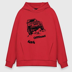 Мужское худи оверсайз Offroad 4х4