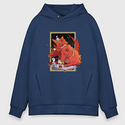 Мужское худи оверсайз Маленький Загрей