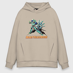 Мужское худи оверсайз Battletech Comics