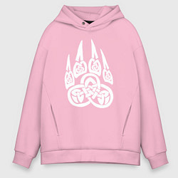 Мужское худи оверсайз Символ Велеса Медвежья лапа