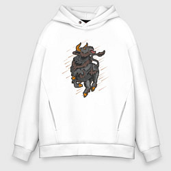 Мужское худи оверсайз Бык