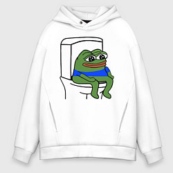 Мужское худи оверсайз Лягушонок пепе