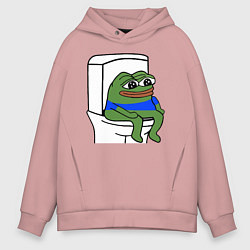 Мужское худи оверсайз Лягушонок пепе