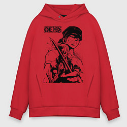 Мужское худи оверсайз Ророноа Зоро One Piece