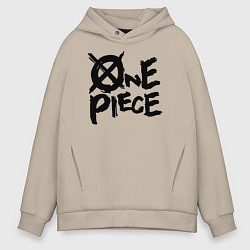 Мужское худи оверсайз One Piece Большой куш лого