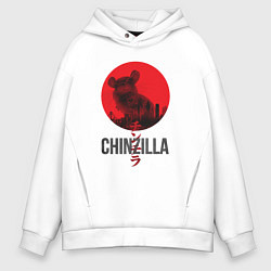 Мужское худи оверсайз Chinzilla black