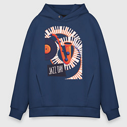 Мужское худи оверсайз Джаз