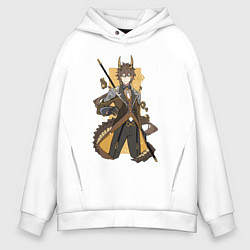 Мужское худи оверсайз Чжун Ли в деле