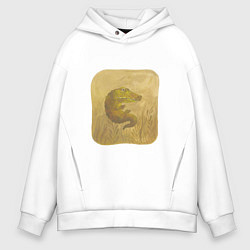 Мужское худи оверсайз Крокодильчик