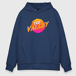 Толстовка оверсайз мужская The Valley - Suns, цвет: тёмно-синий