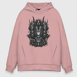 Мужское худи оверсайз Hunt Showdown Чумной Доктор