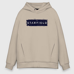 Мужское худи оверсайз Старфилд - Глитч
