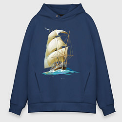 Мужское худи оверсайз Вперед к мечте