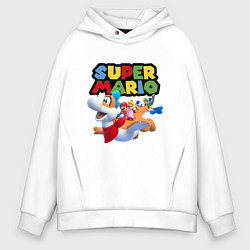 Мужское худи оверсайз Super Mario убойная компания