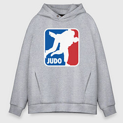 Толстовка оверсайз мужская Judo - Sport, цвет: меланж