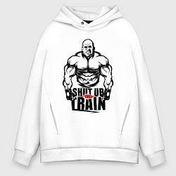 Толстовка оверсайз мужская Train UP, цвет: белый