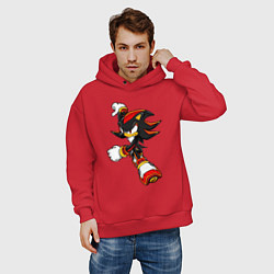 Толстовка оверсайз мужская SonicSW, цвет: красный — фото 2