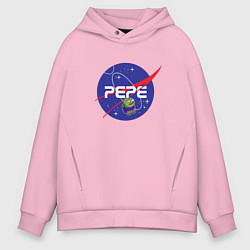 Мужское худи оверсайз Pepe Pepe space Nasa