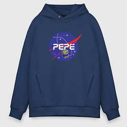 Мужское худи оверсайз Pepe Pepe space Nasa