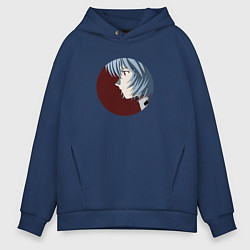 Мужское худи оверсайз Rei Ayanami EVA