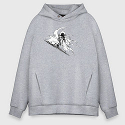 Мужское худи оверсайз Ямамото Генрюсай Блич