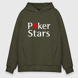 Мужское худи оверсайз PokerStars логотип