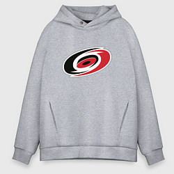 Мужское худи оверсайз Каролина Харрикейнз логотип