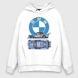 Мужское худи оверсайз BMW Motorsport Retro, Germany
