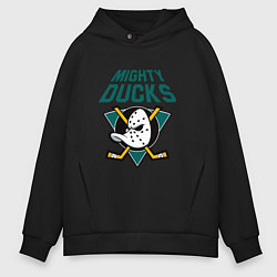 Мужское худи оверсайз Анахайм Дакс, Mighty Ducks