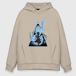 Мужское худи оверсайз Genshin Impact AyakaАяка