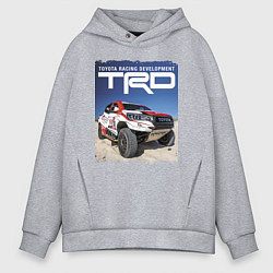 Толстовка оверсайз мужская Toyota Racing Development, desert, цвет: меланж