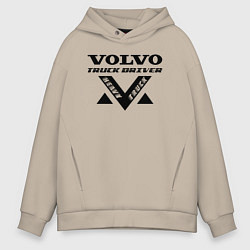 Мужское худи оверсайз Volvo Дальнобойщик