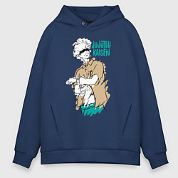 Мужское худи оверсайз Учитель Годжо из Магической Битвы