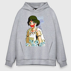 Мужское худи оверсайз Angry princess