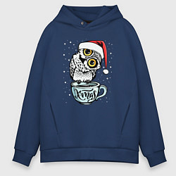 Мужское худи оверсайз X-mas Owl