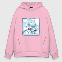 Мужское худи оверсайз Котик Чун Юй в деле