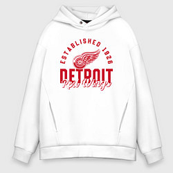 Мужское худи оверсайз Detroit Red Wings Детройт Ред Вингз