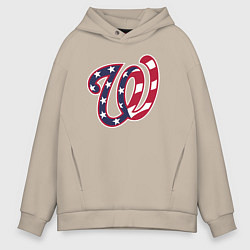 Мужское худи оверсайз Washington Nationals - baseball team