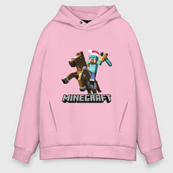 Мужское худи оверсайз MINECRAFT НОВЫЙ ГОД 2022 МАЙНКРАФТ